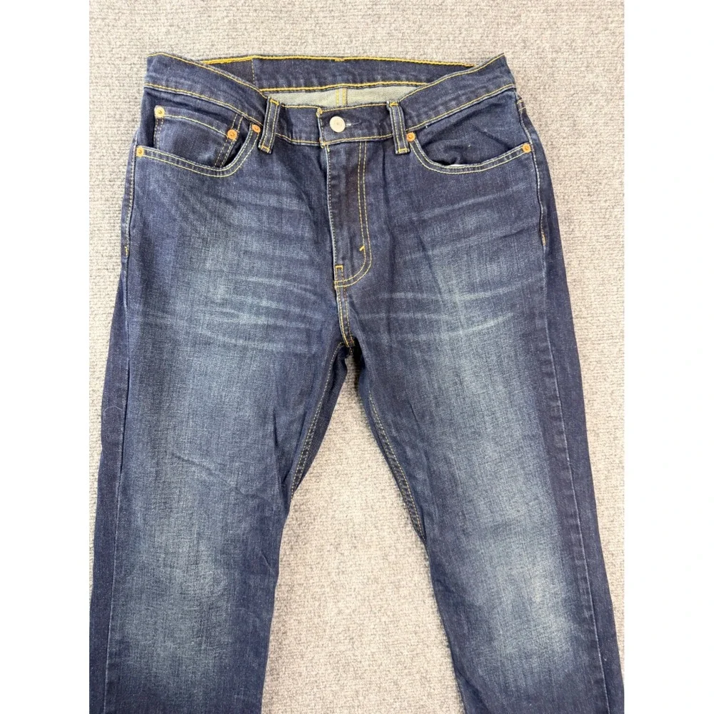 Levis 511 Slim Fit Jeans Mens 32x32 Dark Wash Blue Denim Stretch 04511-1390